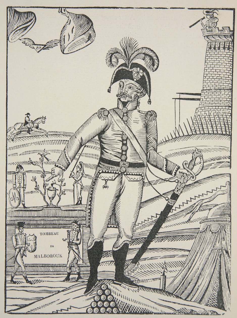 Tumba de Malborouk, c.1722 de French School