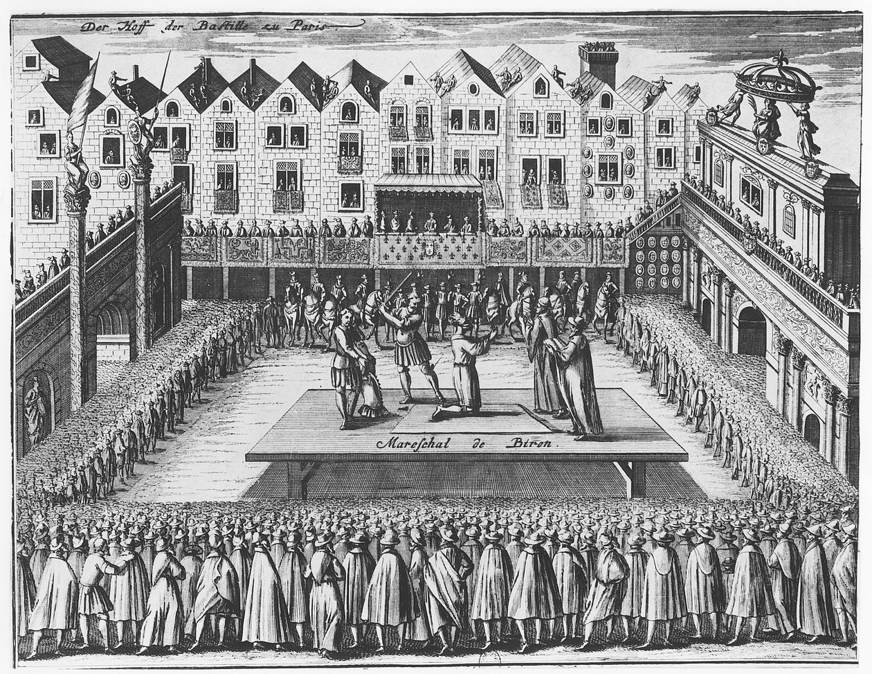 Juicio y ejecución de Charles de Gontaut, Duque de Biron de French School