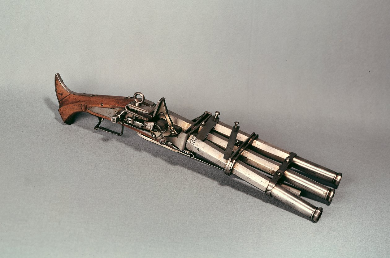 Pistola de triple cañón de French School