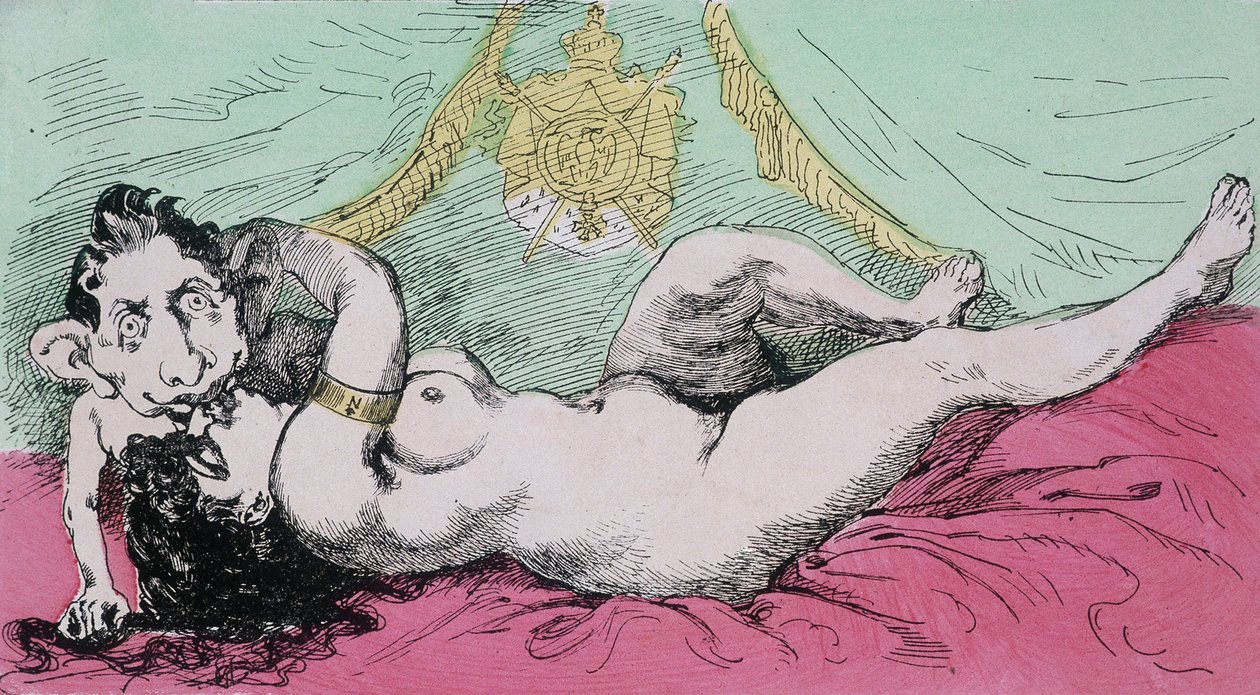 Bajo el Imperio: La educación de un príncipe. Viñeta sobre Eugenio Luis Napoleón (1856-1879), hijo de Napoleón III. sd. Siglo XIX de French School