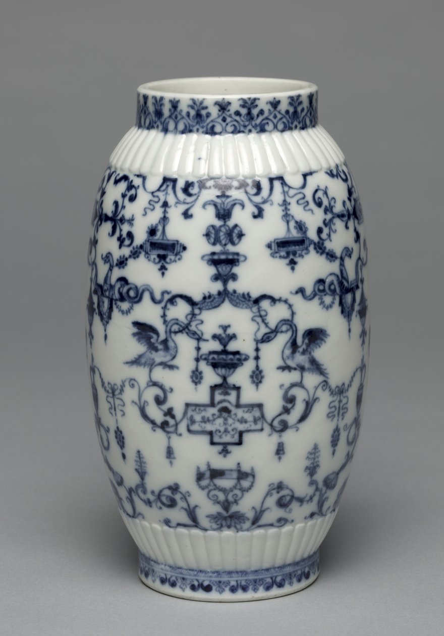 Jarrón, Fábrica de Porcelana de Saint Cloud, c.1695-1700 de French School