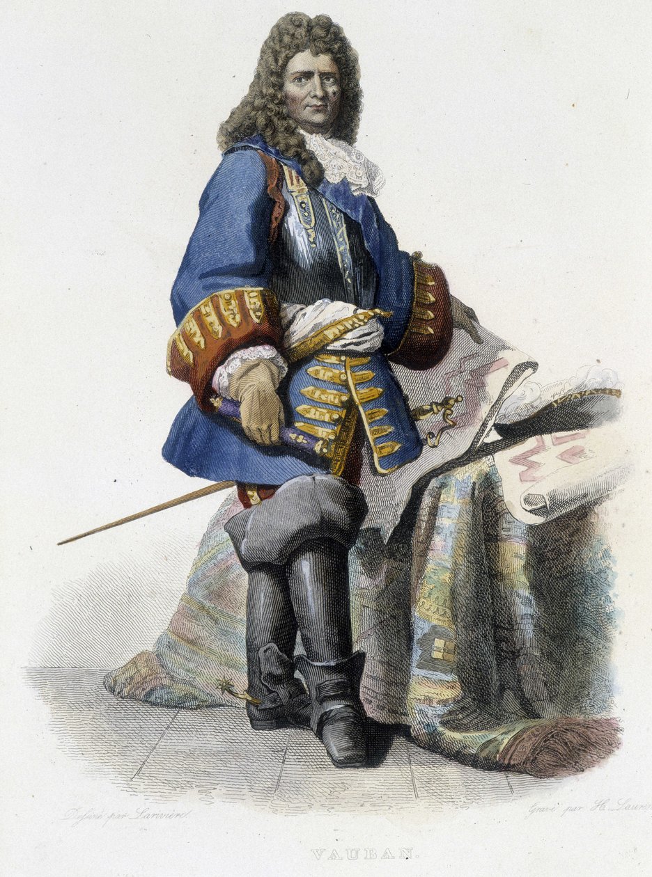 Vauban - en "El Plutarco Francés", ed. Mennechet de French School