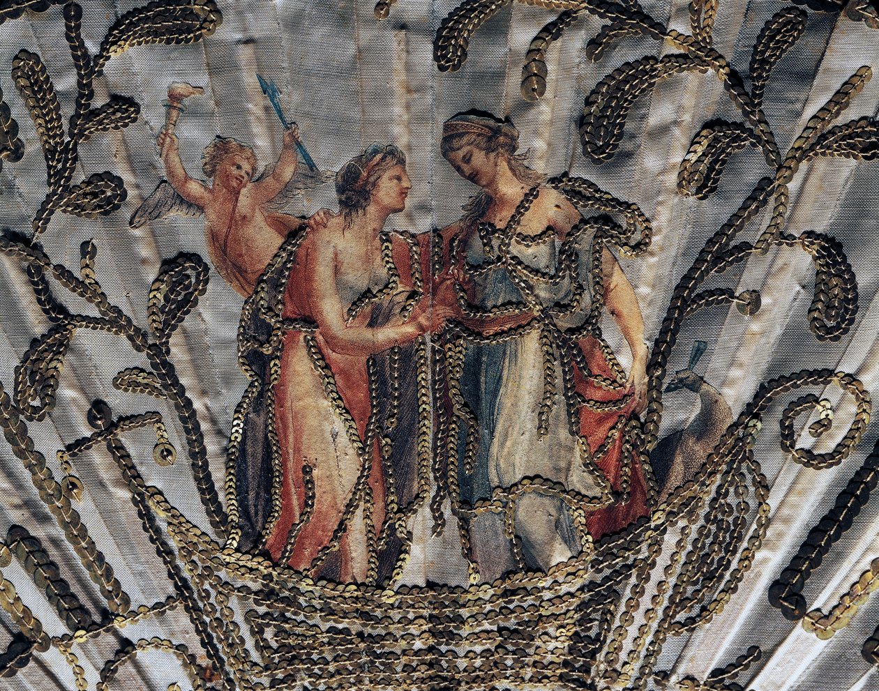 Venus y Juno (detalle) de French School