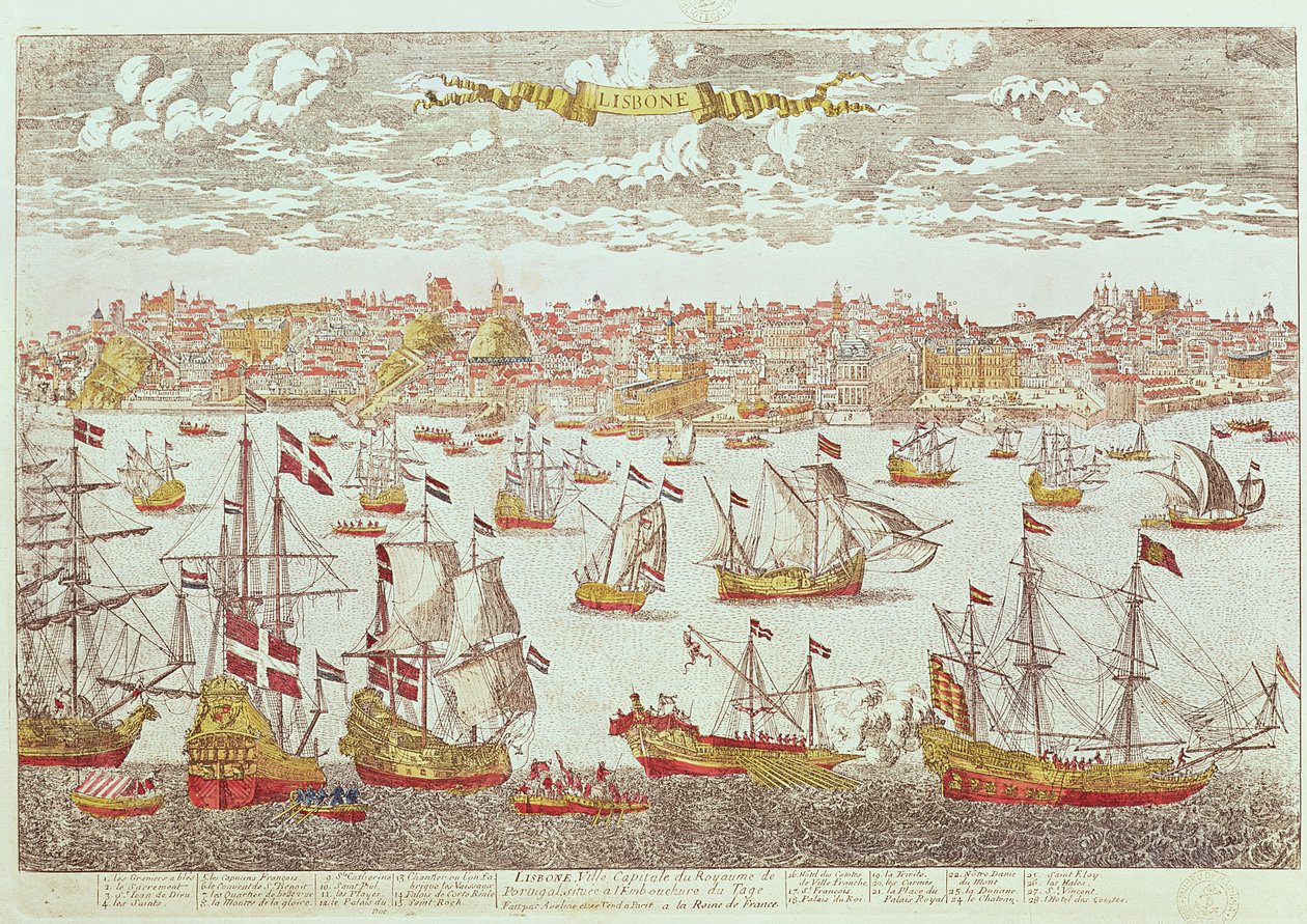 Vista de Lisboa de French School