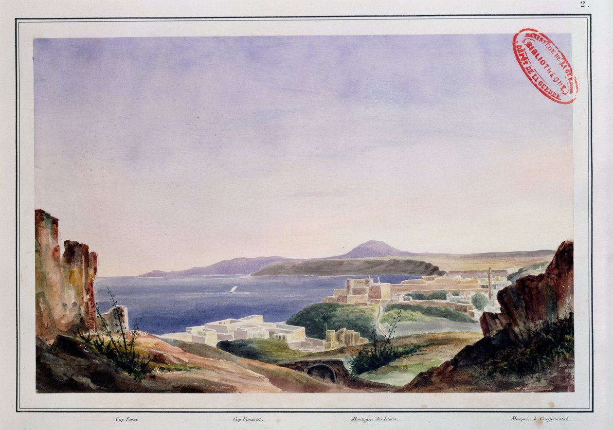 Vista de Orán desde la antigua Kasbah, c.1830 de French School