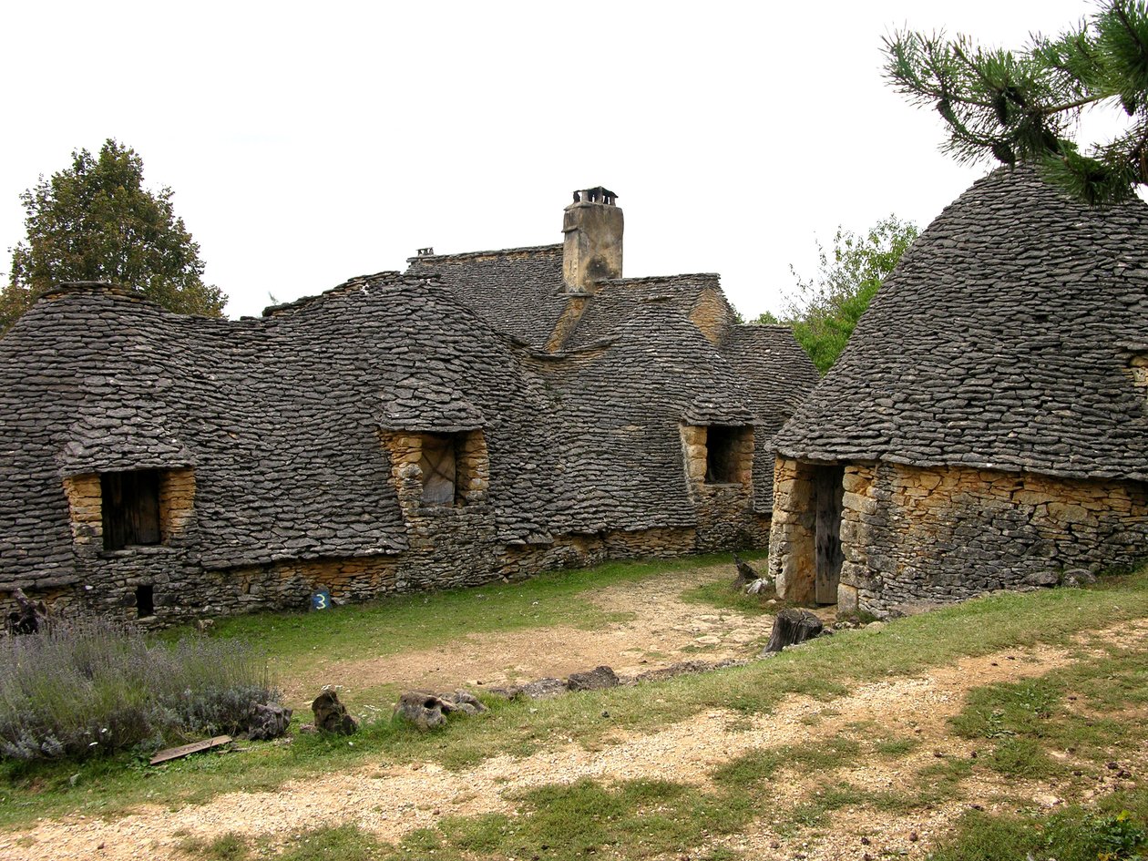 Vista de las Cabanes de Breuil de French School