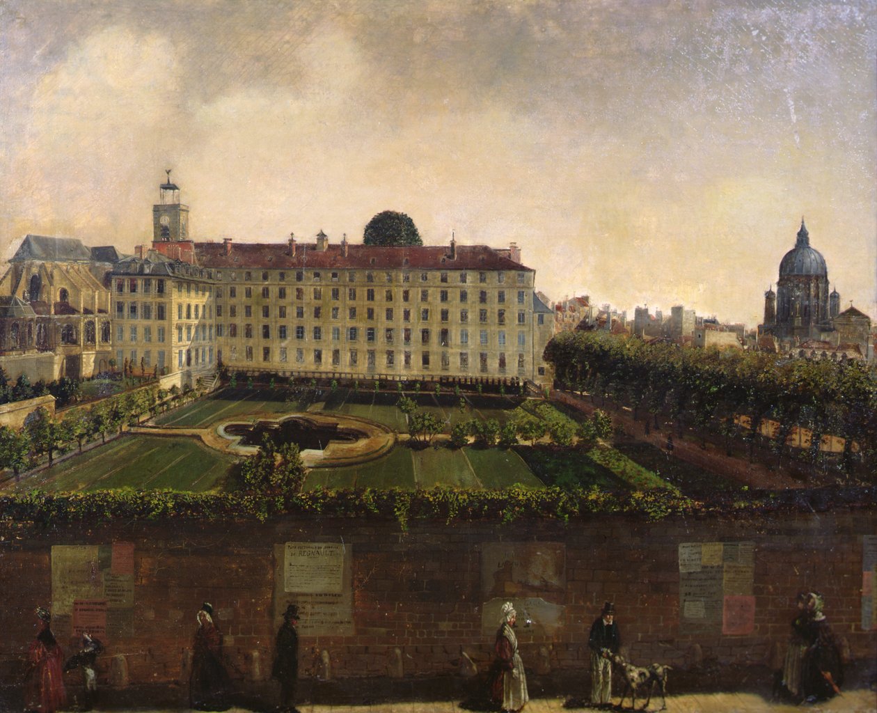 Vista del Institut National des Jeunes Sourds, París, c.1840 de French School