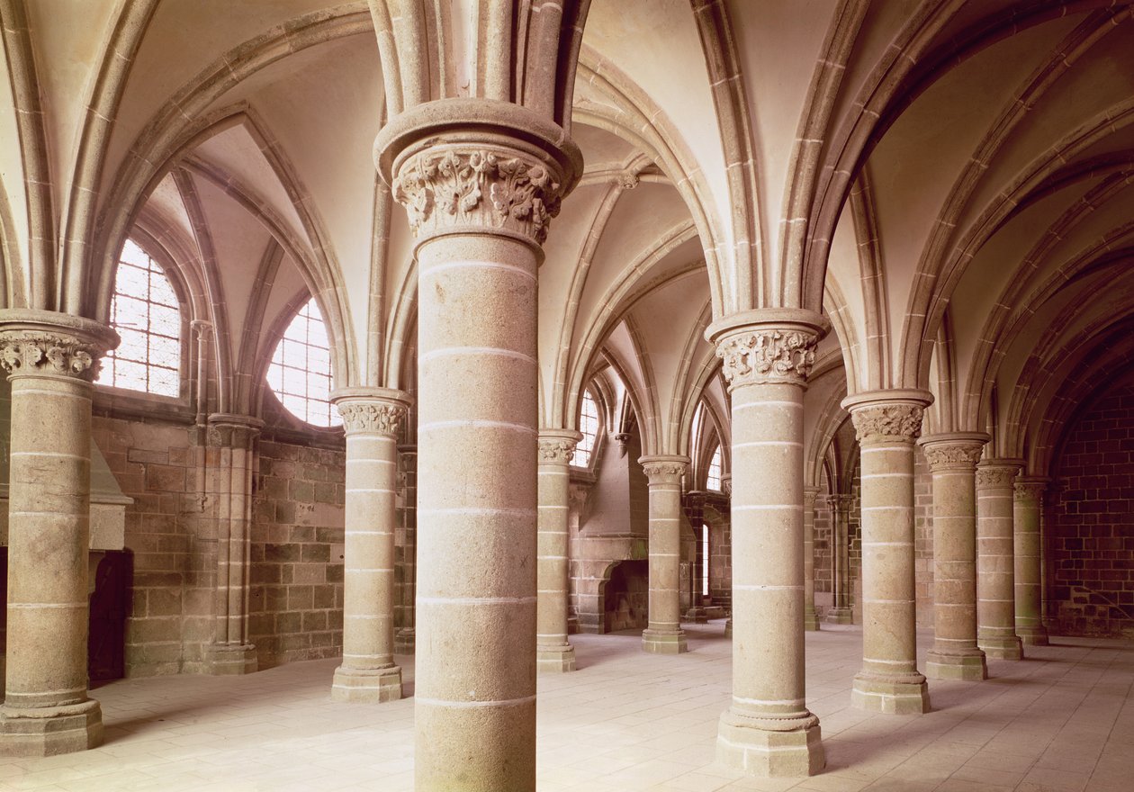 Vista de la Salle des Chevaliers, anteriormente el scriptorium de French School