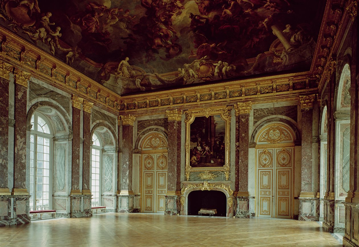 Vista del Salón de Hércules, inaugurado en 1739 de French School