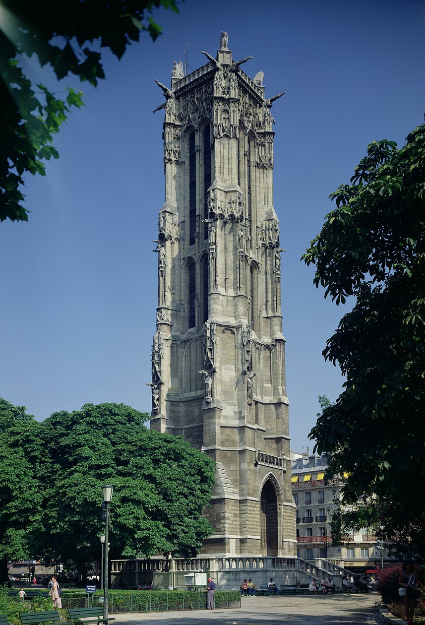 Vista de la Torre Saint-Jacques, 1508-22 de French School