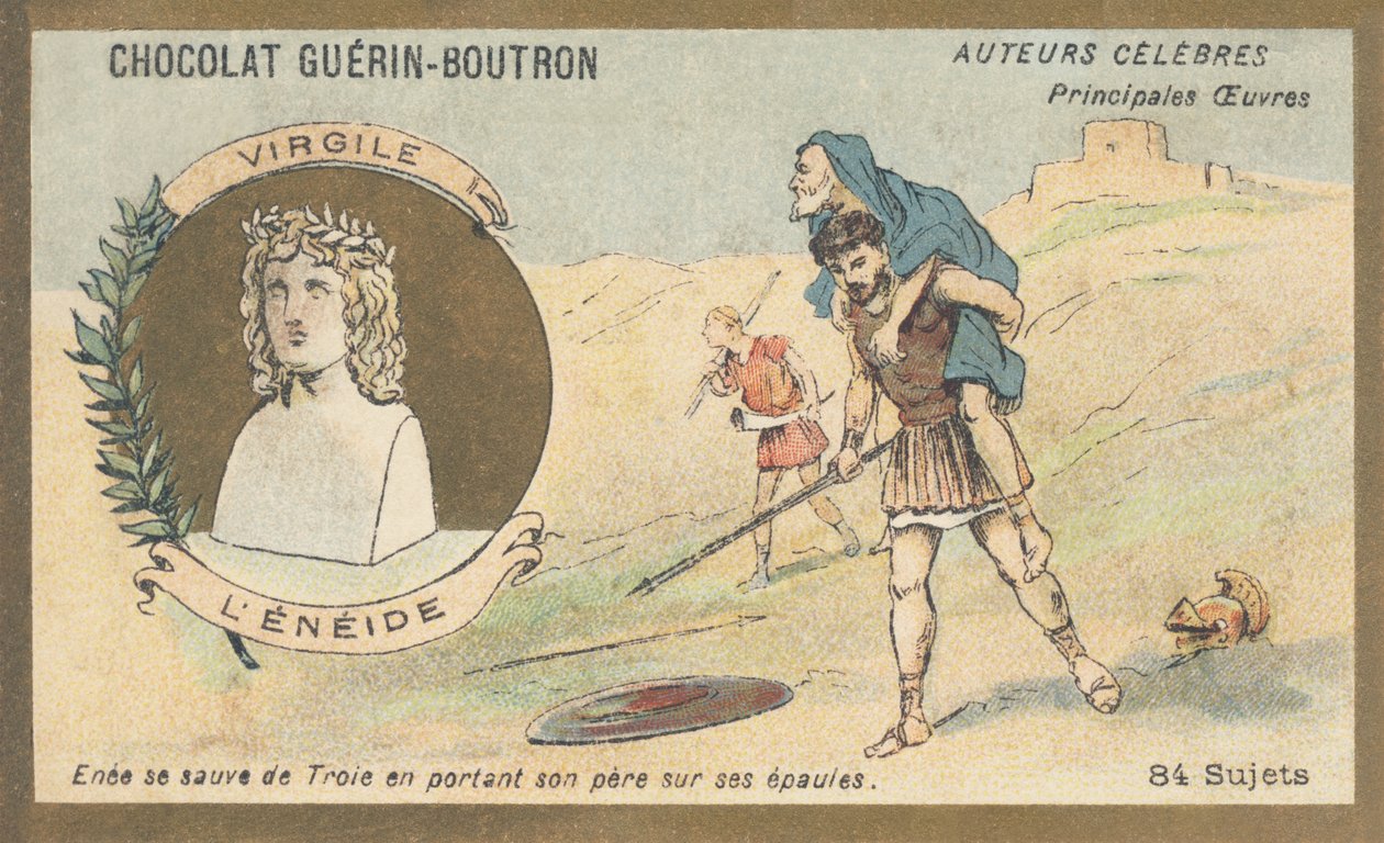 Virgilio (70 a.C.-19 a.C.), poeta latino, autor de “La Eneida”, epopeya escrita entre 29 y 19 a.C. de French School