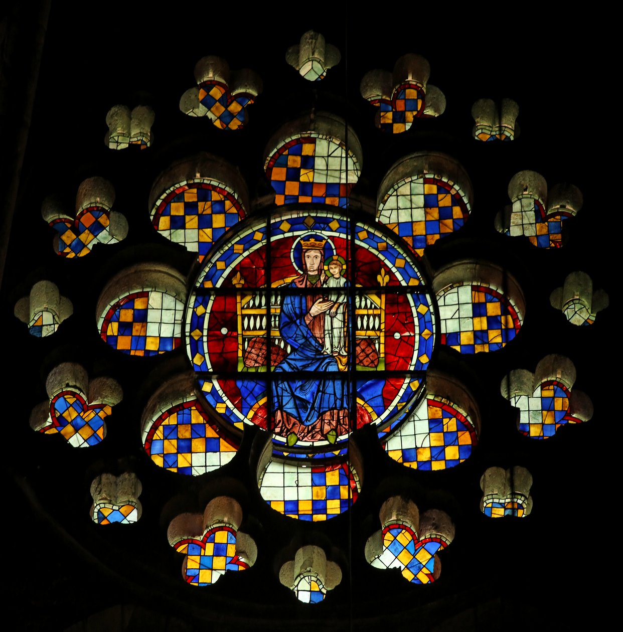 La Virgen y el Niño de French School