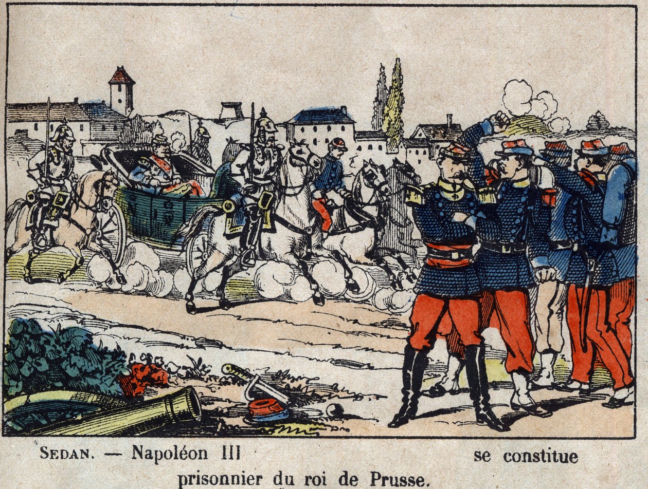 Guerra de 1870 entre Francia y Prusia: La Batalla de Sedan, Emperador Napoleón III (Luis Napoleón Bonaparte) de French School