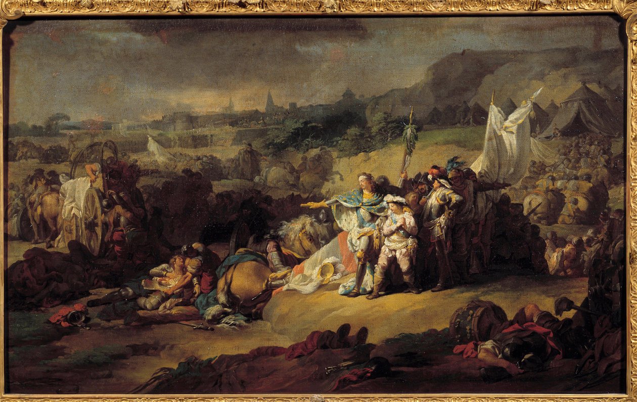 Guerra de Sucesión Austriaca (1740-1748): La Batalla de Fontenoy de French School