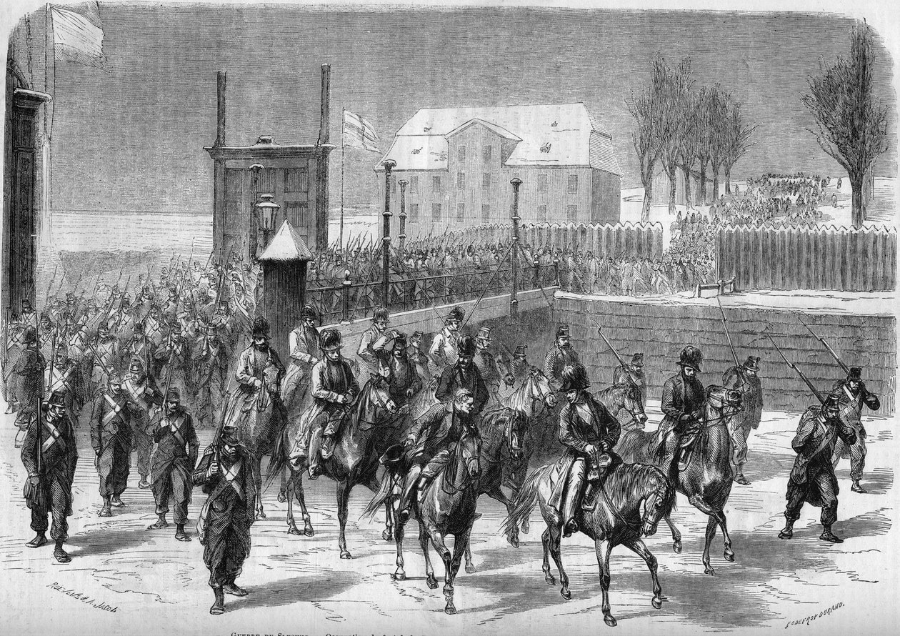 Guerra de los ducados oponiendo Dinamarca a Prusia y Austria de French School