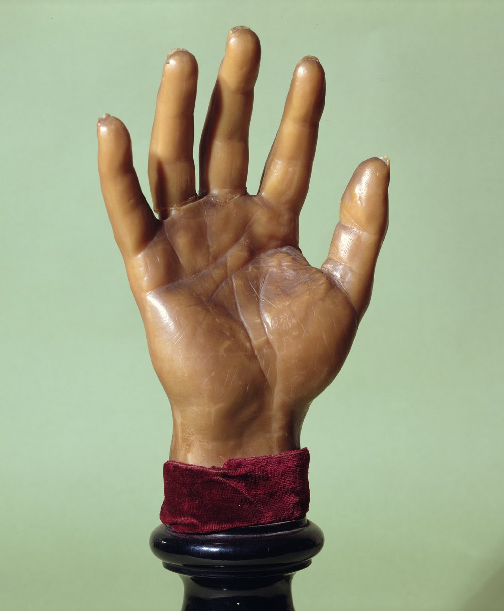 Molde de cera de la mano de Jean-Baptiste Troppmann (1848-1970) 1869 (cera) de French School