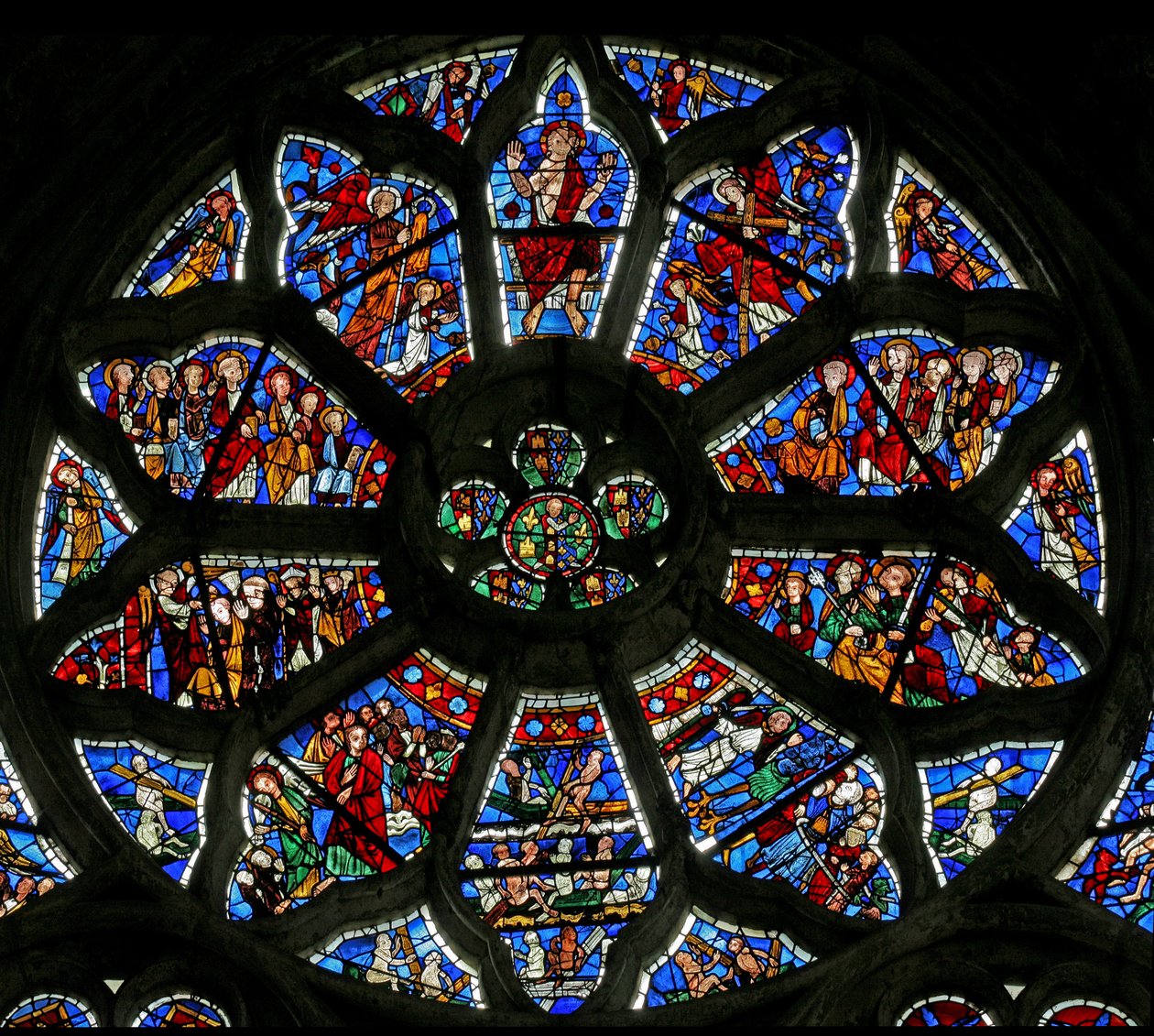 Juicio Final (rosetón - interno) de French School