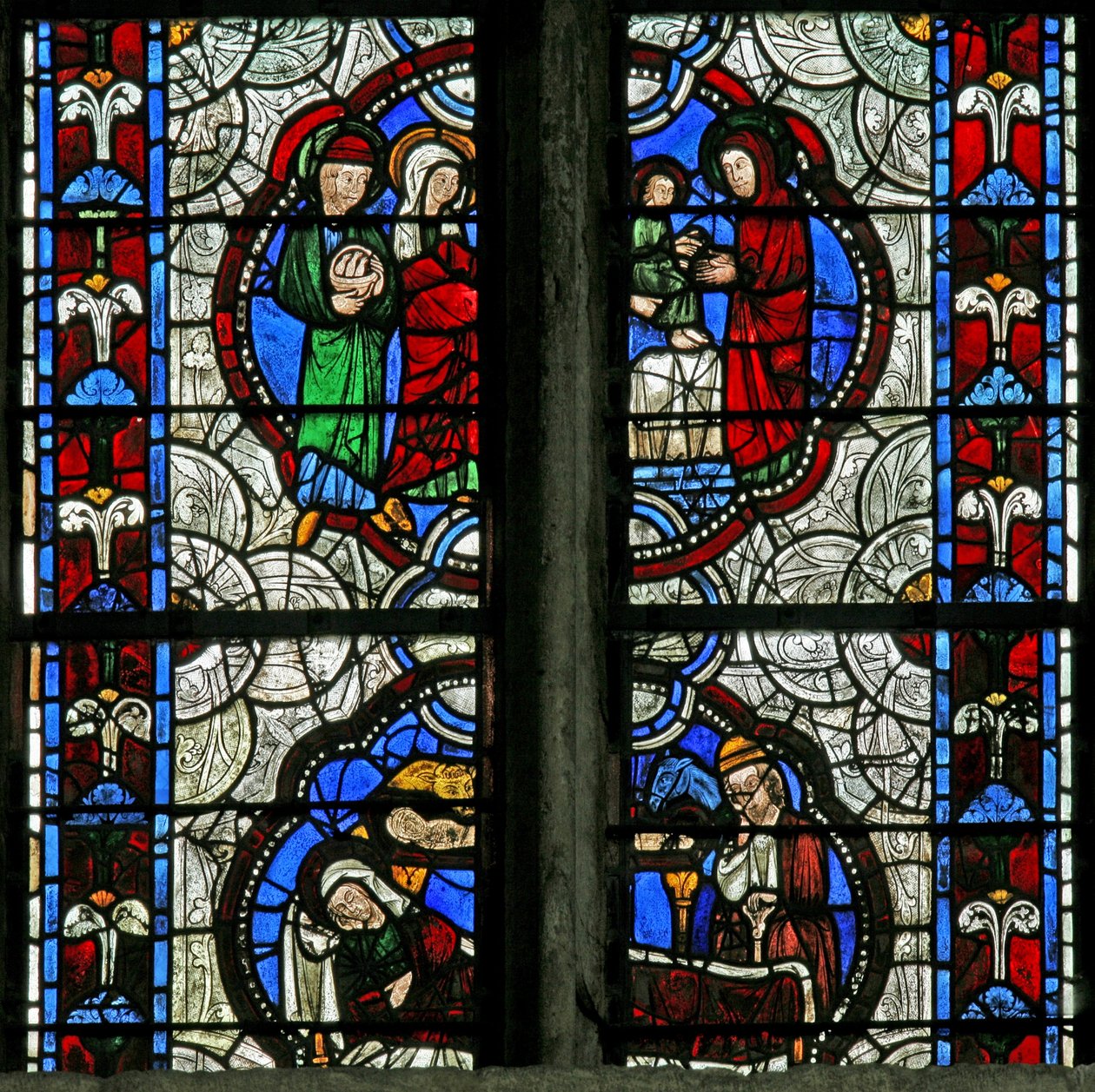Natividad y la presentación en el templo de French School
