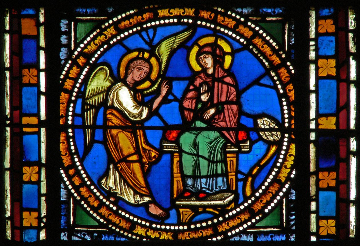 Ventana s2-C la Anunciación de French School