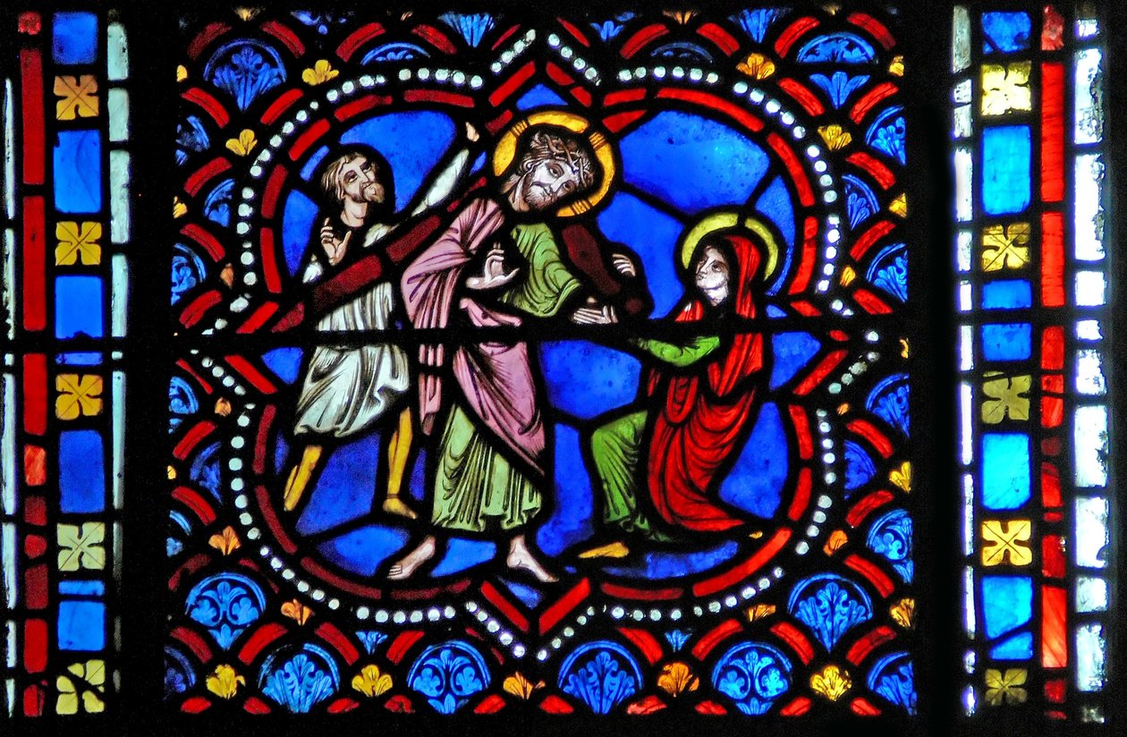 Ventana s2-L el Vía Crucis de French School