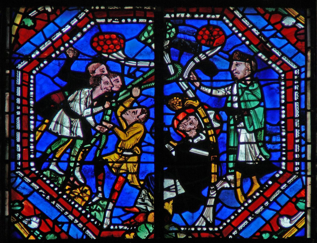 Ventana w104a con San Martín y el milagro del pino de French School