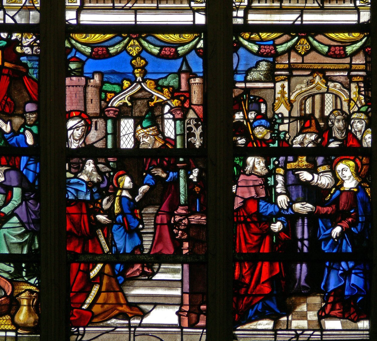 La Virgen María - Su matrimonio; el Templo de French School