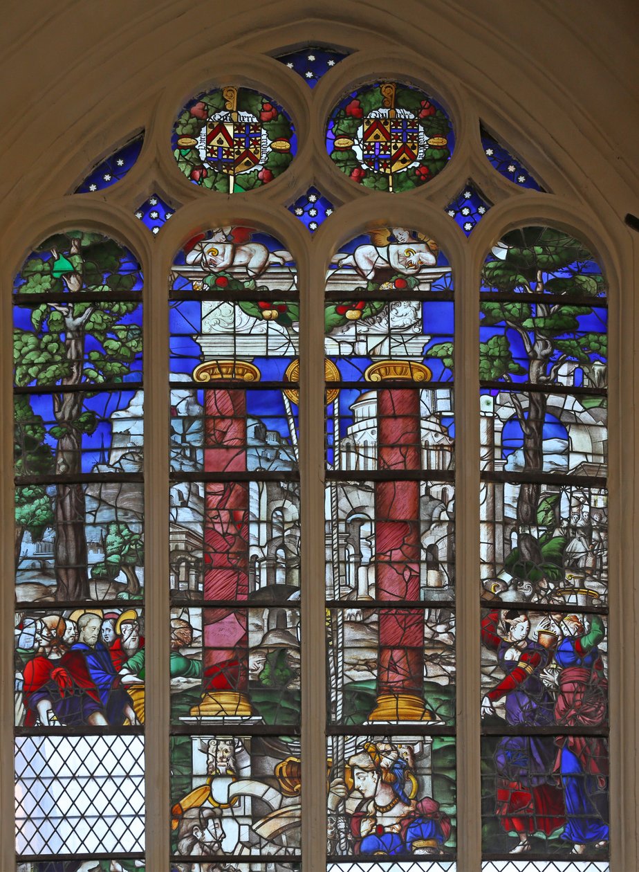 Ventana w109 que representa Restos Arquitectónicos de French School