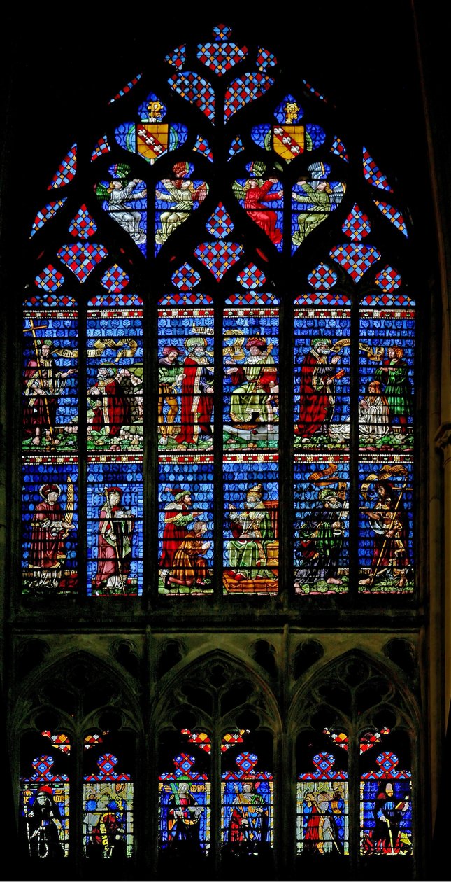Ventana w127 que representa a San Pedro y San Pablo de French School