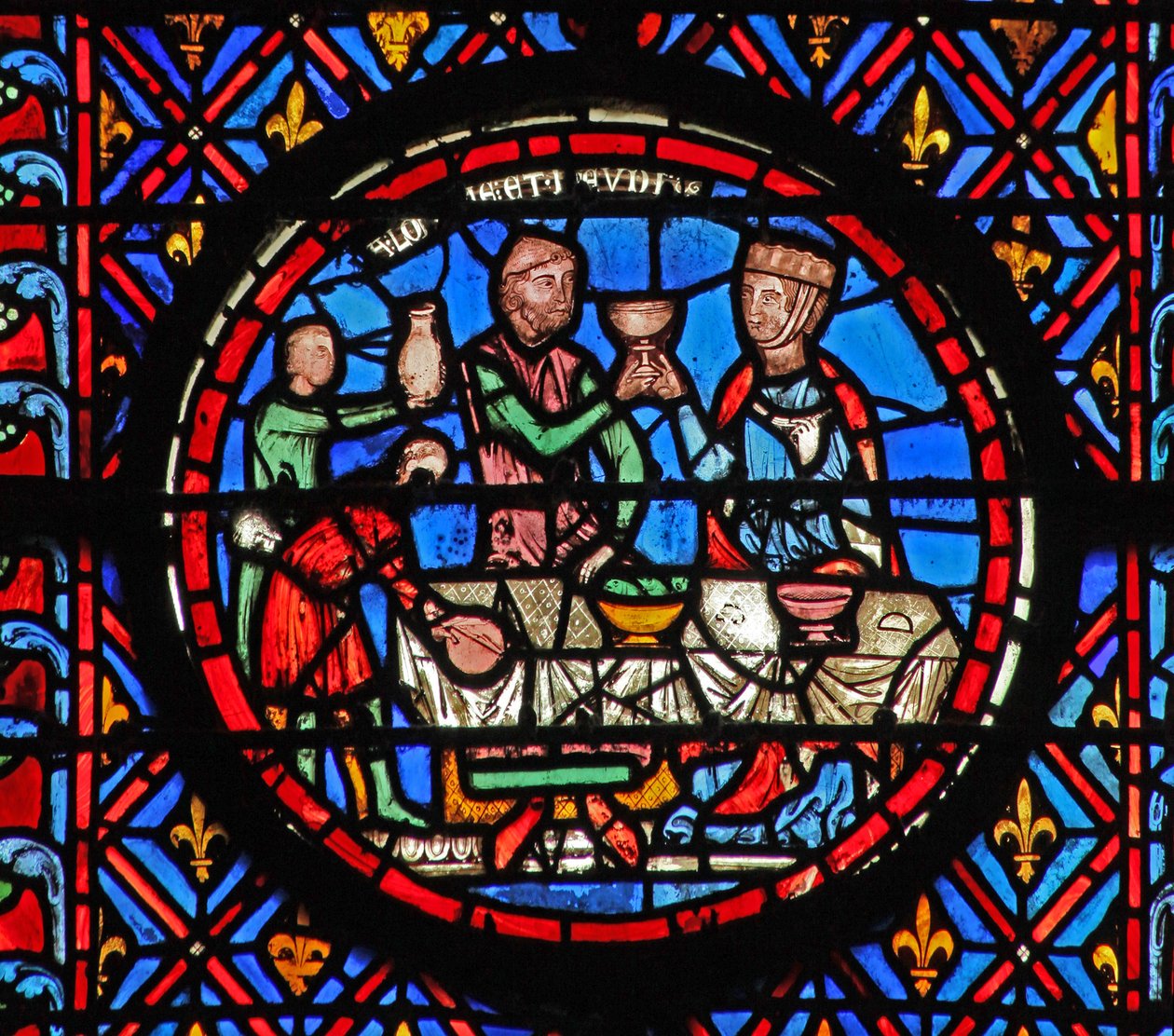 El banquete de Holofernes de French School