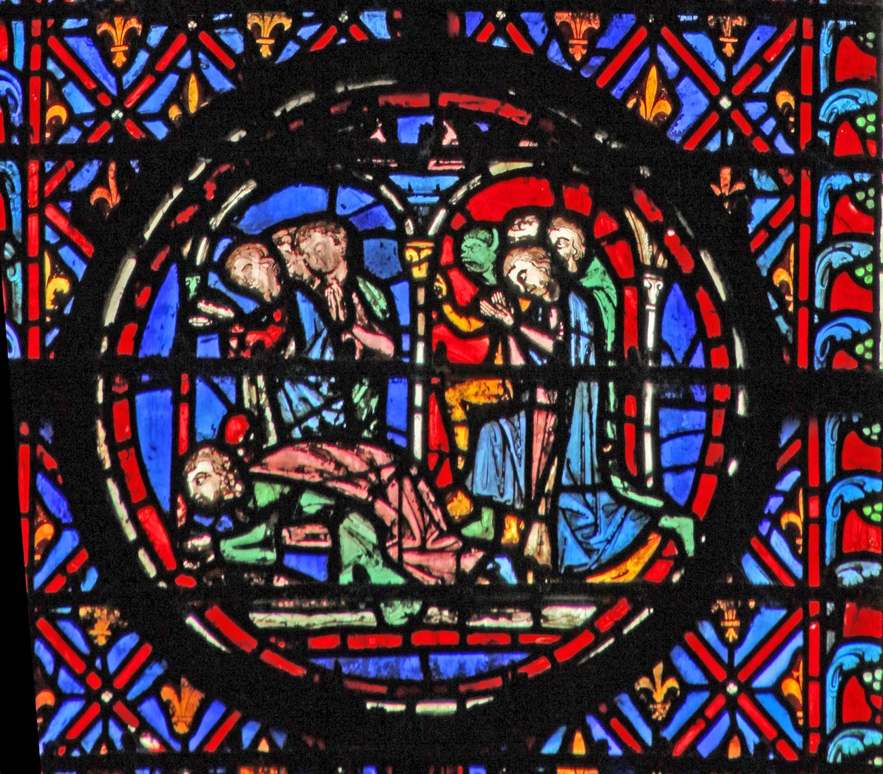 Los hijos de Dios y Satanás (Job I 6) de French School