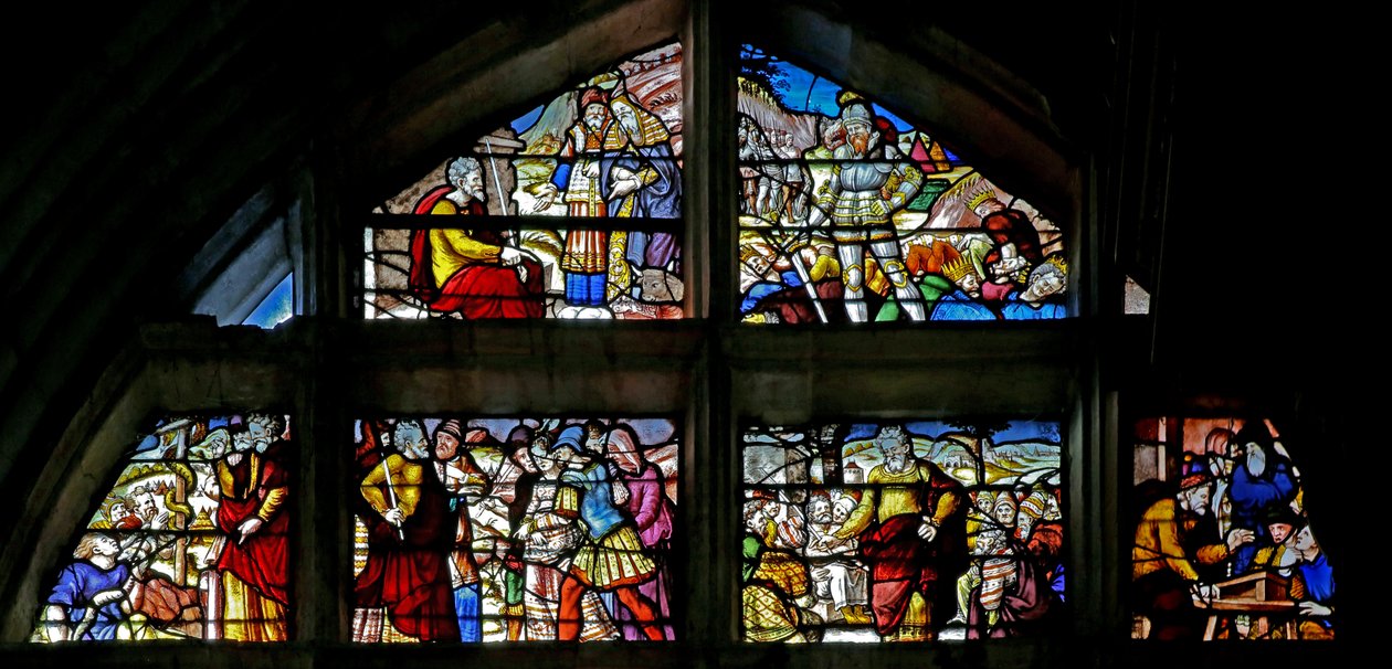 Escenas del Antiguo Testamento de French School