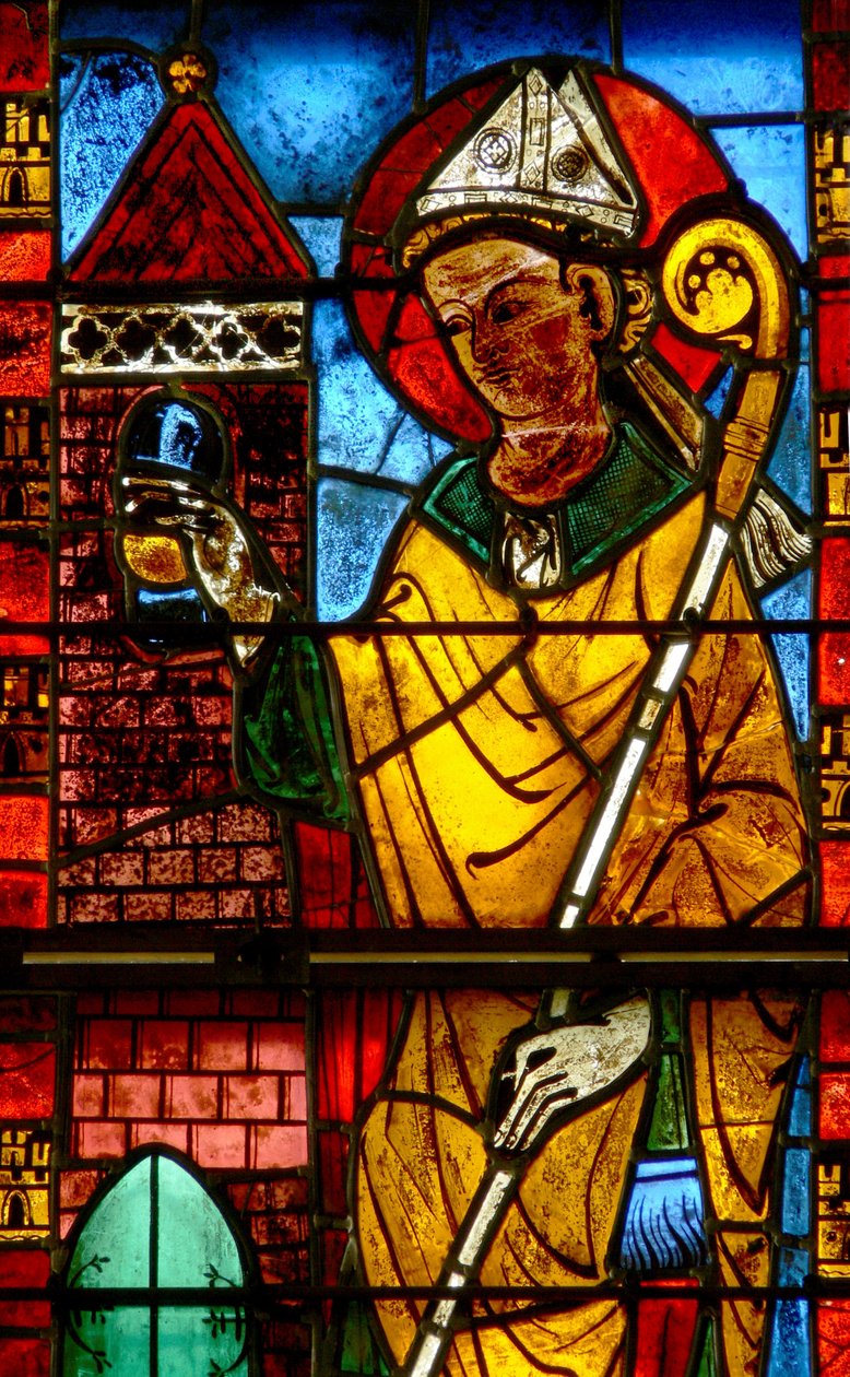Ventana w13 que representa a San Nicolás de French School