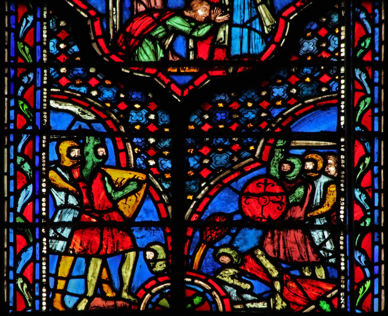 Escena de batalla de French School