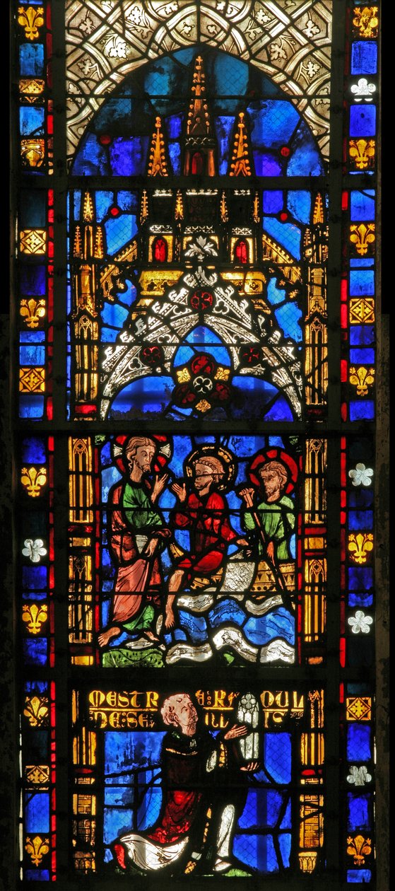 Ventana w14 que representa la llamada de San Pedro de French School
