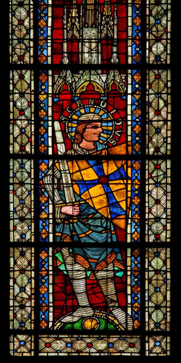 Ventana w203 que representa a San Cándido de French School