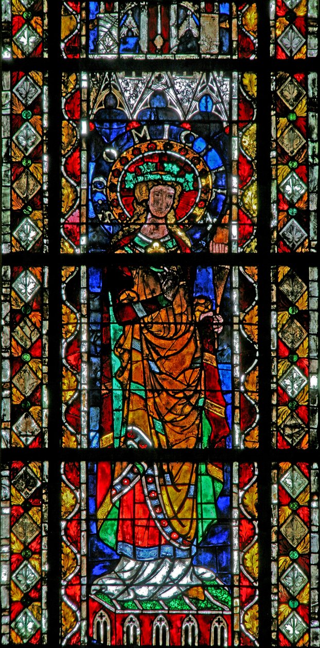 Ventana w204 que representa a Santa Domitila de French School