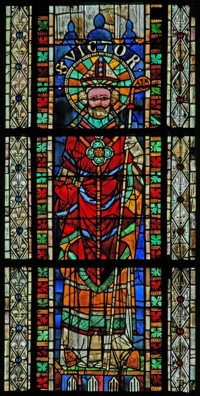 Ventana w207 que representa a San Víctor de French School