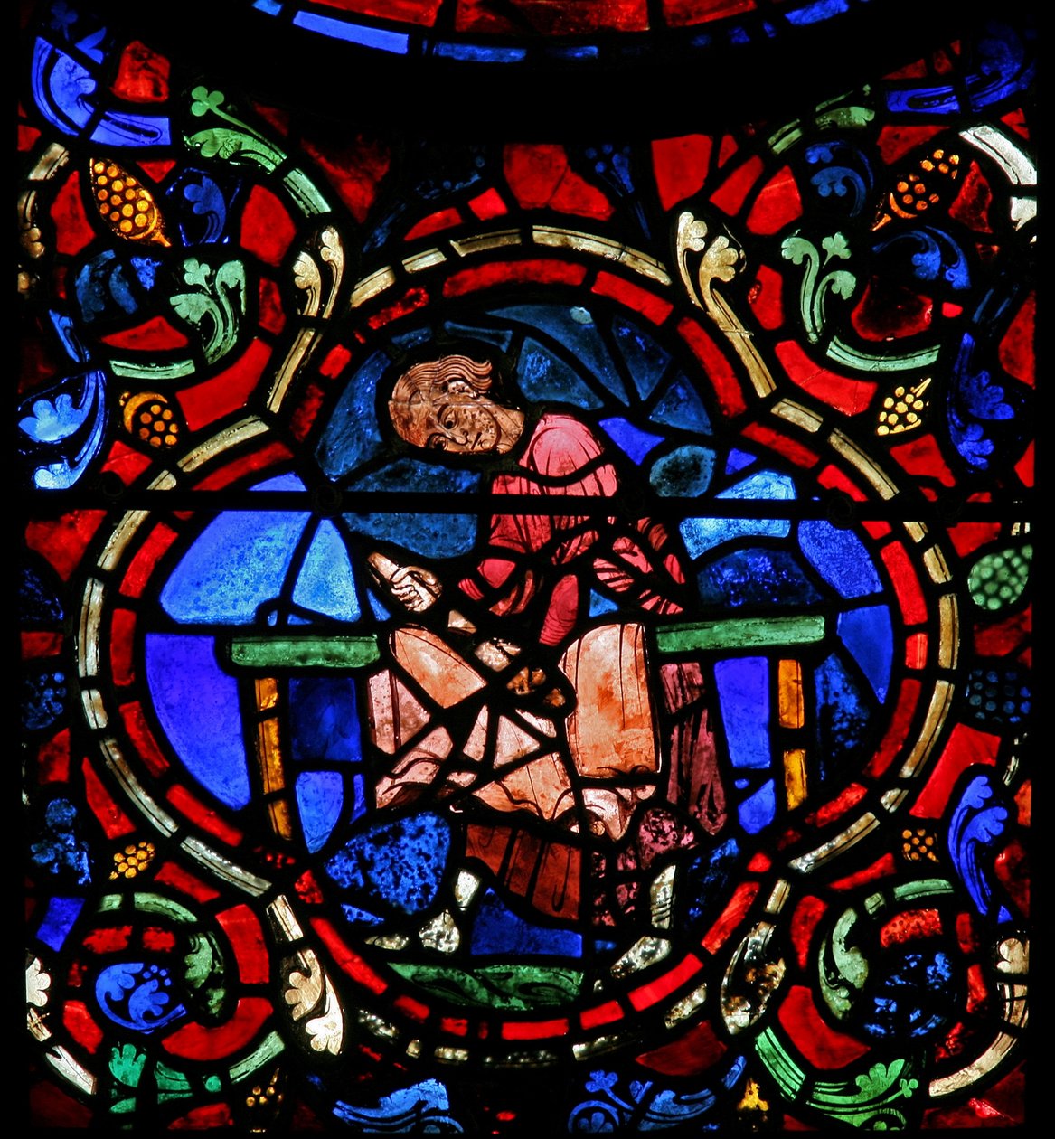 Ventana w20 que representa donantes - zapateros de French School