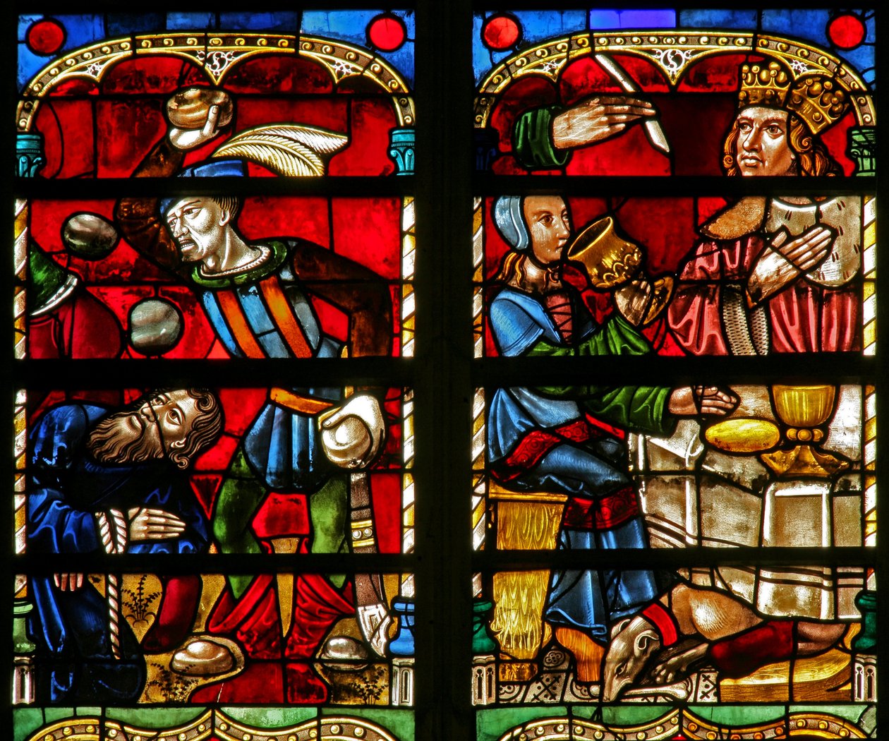 El banquete de Belsasar de French School