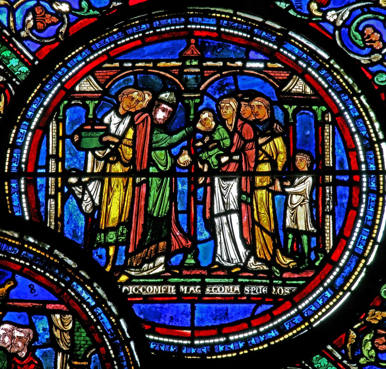 San Tomás Becket confirmando niños de French School
