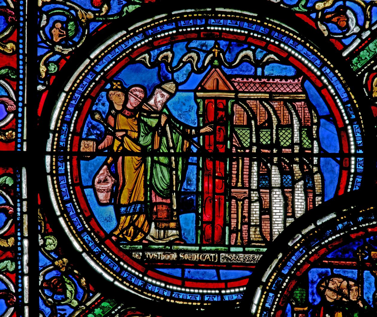 San Tomás Becket consagra una iglesia de French School