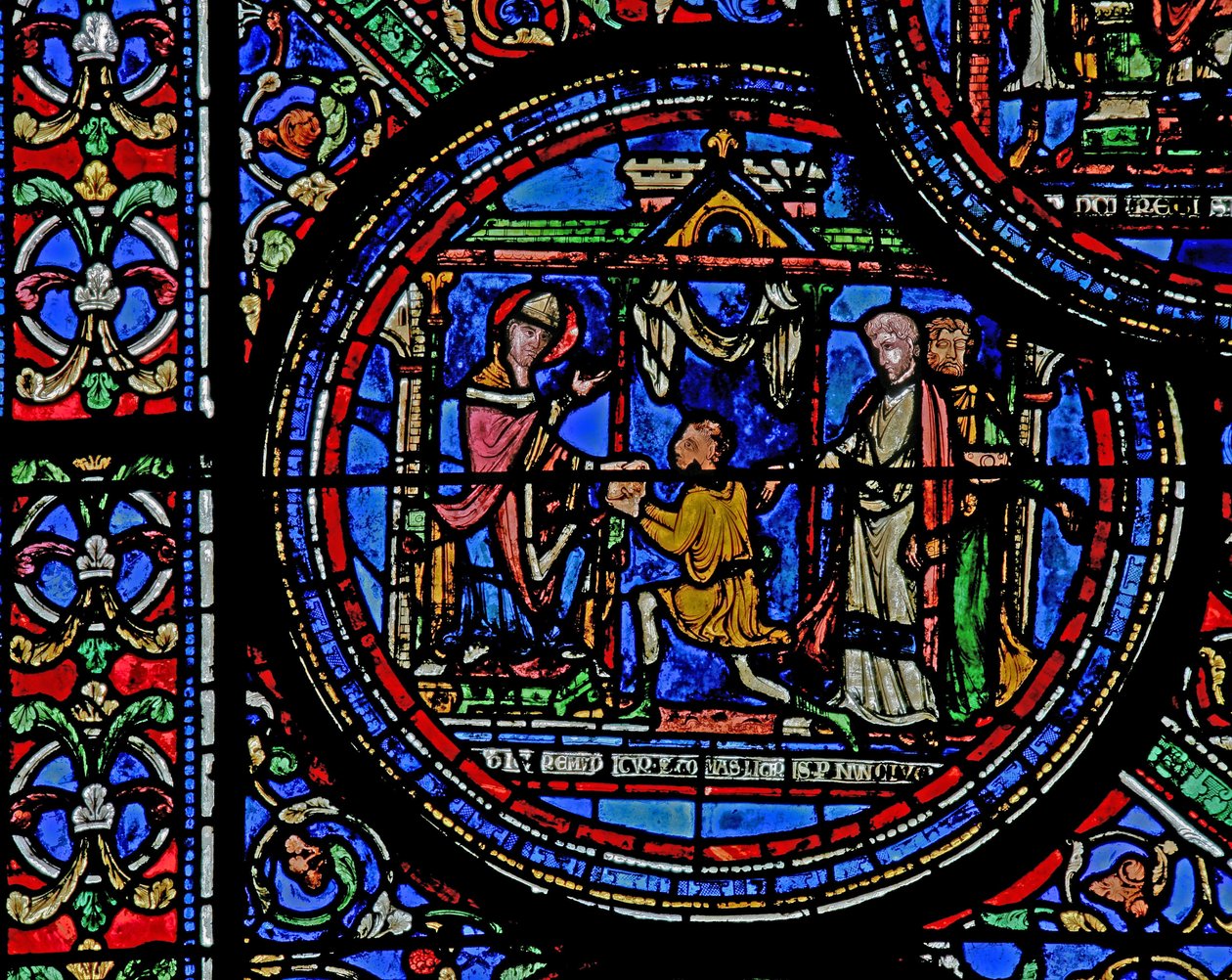 San Tomás Becket recibe un mensaje del rey de French School
