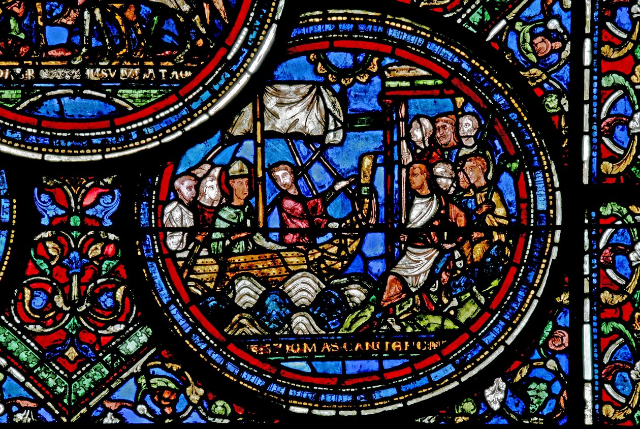 San Tomás Becket zarpa hacia Inglaterra de French School