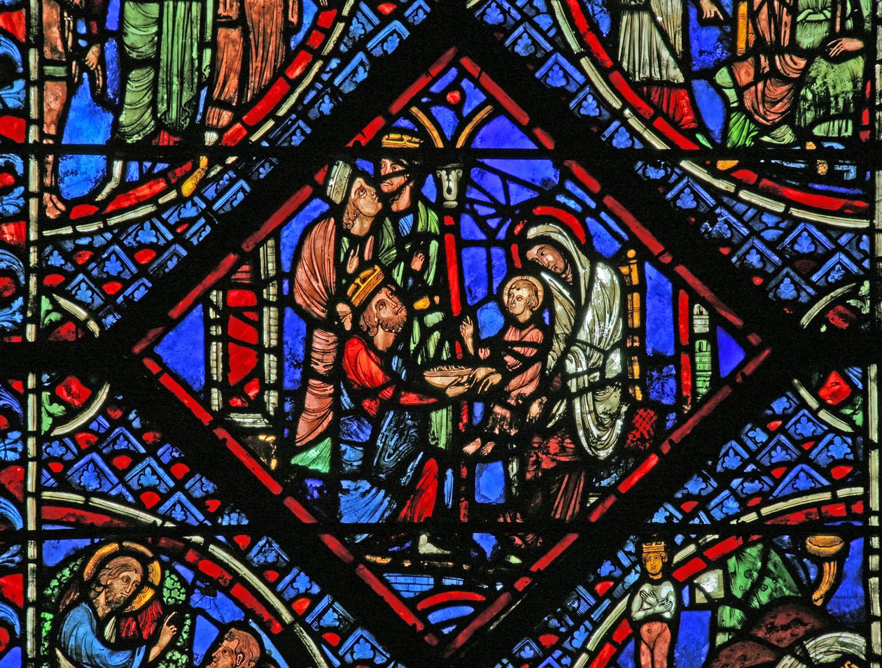 La Adoración de los Magos de French School