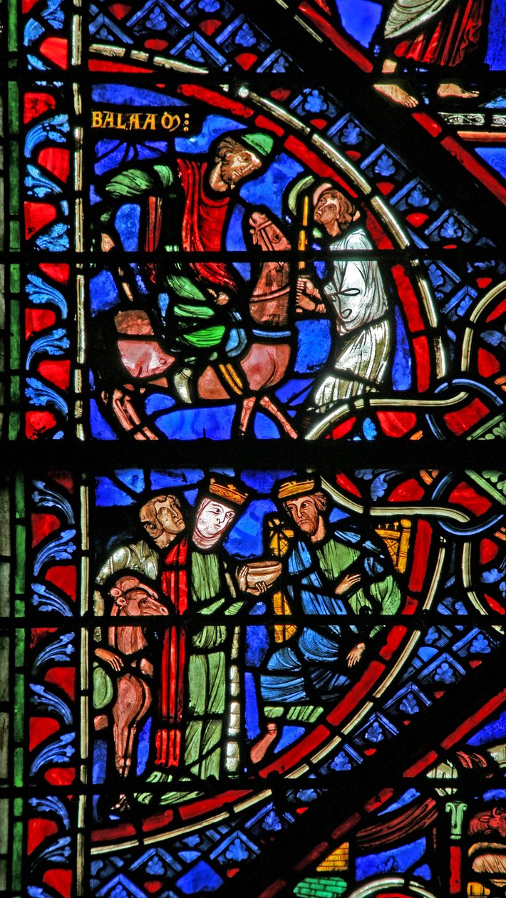 La Reina de Saba; Balaam y su asno de French School