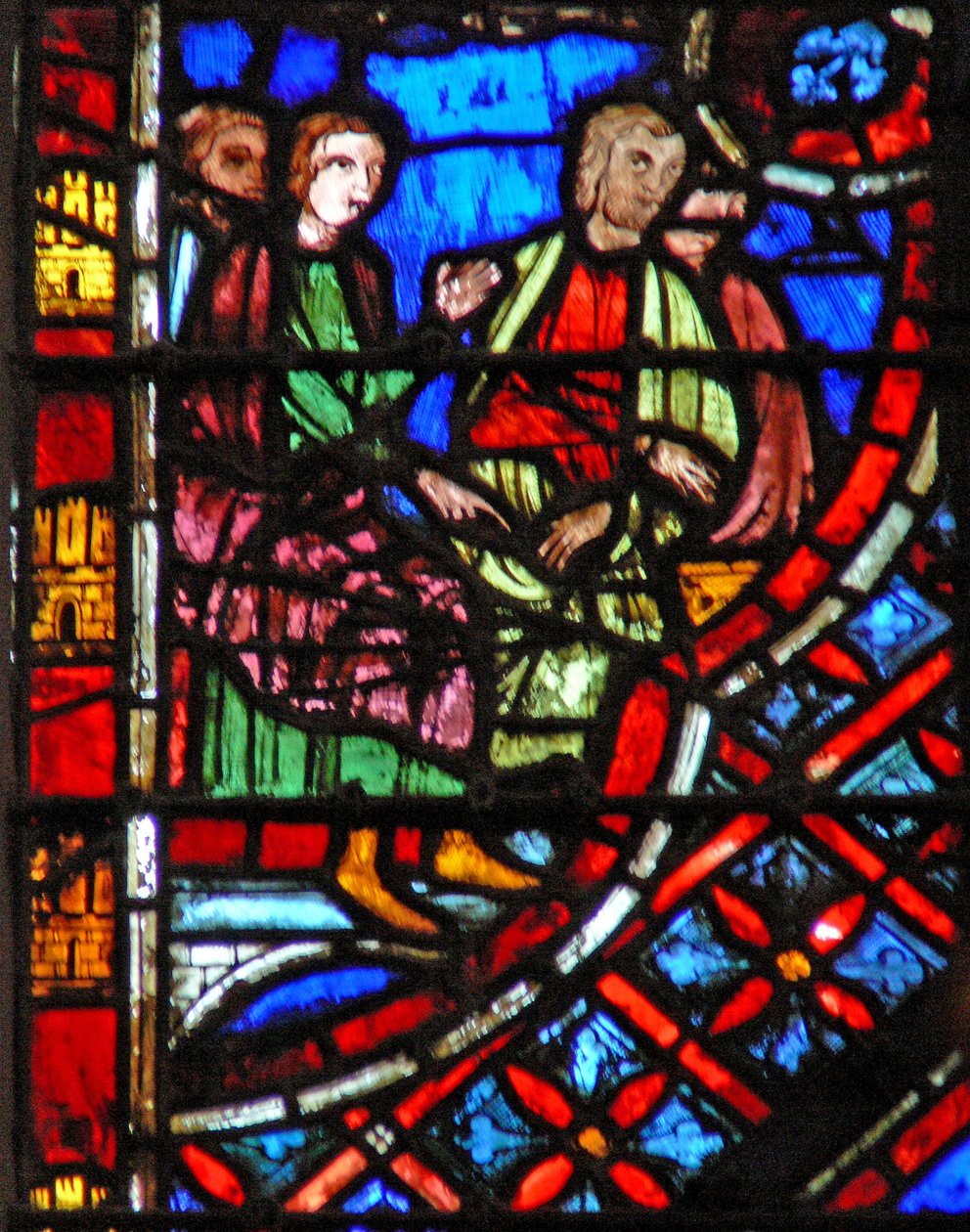 Ventana w2 La plaga de la oscuridad Éxodo X 22-23 de French School