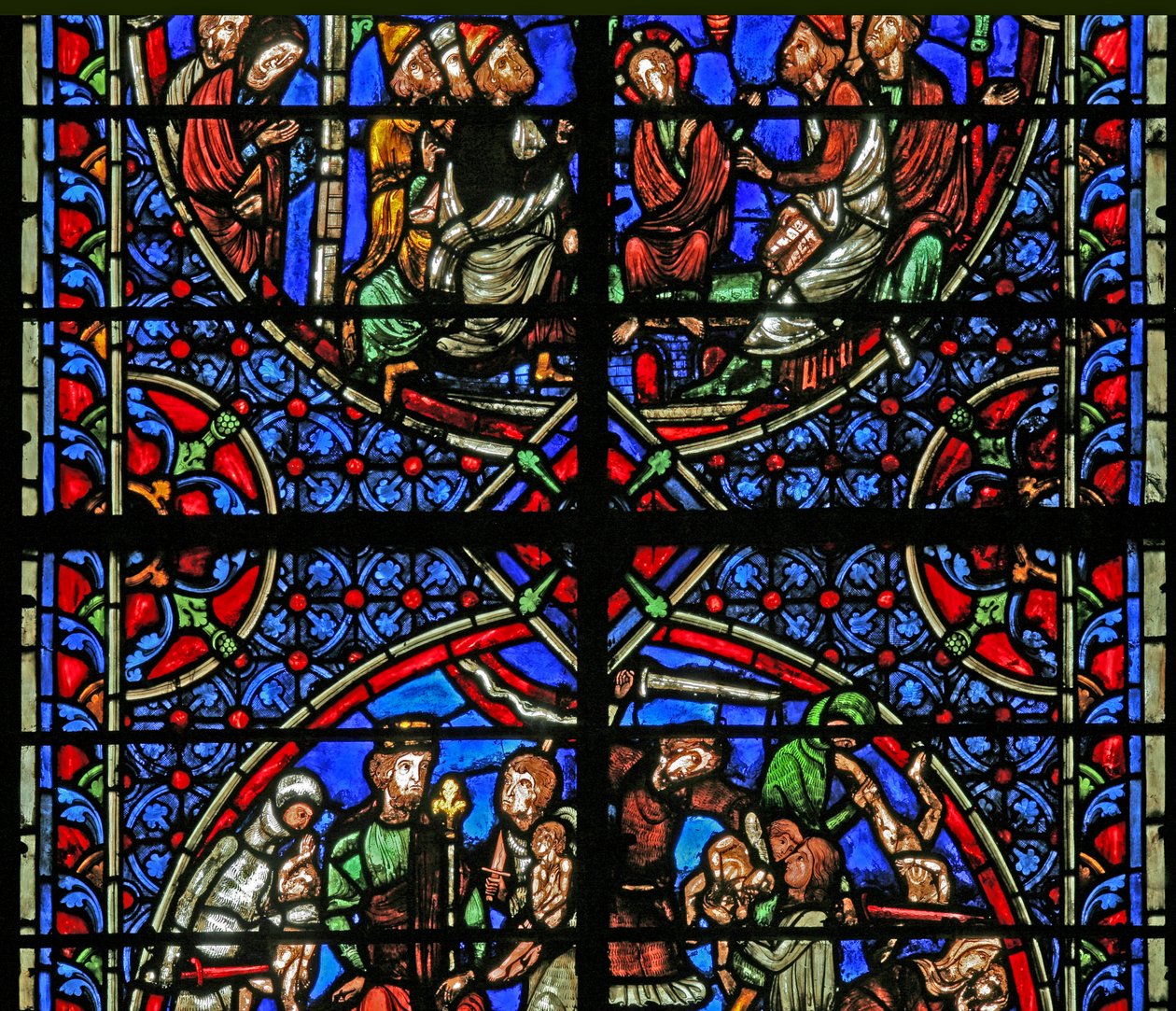 Fondo y diseño de la ventana de French School