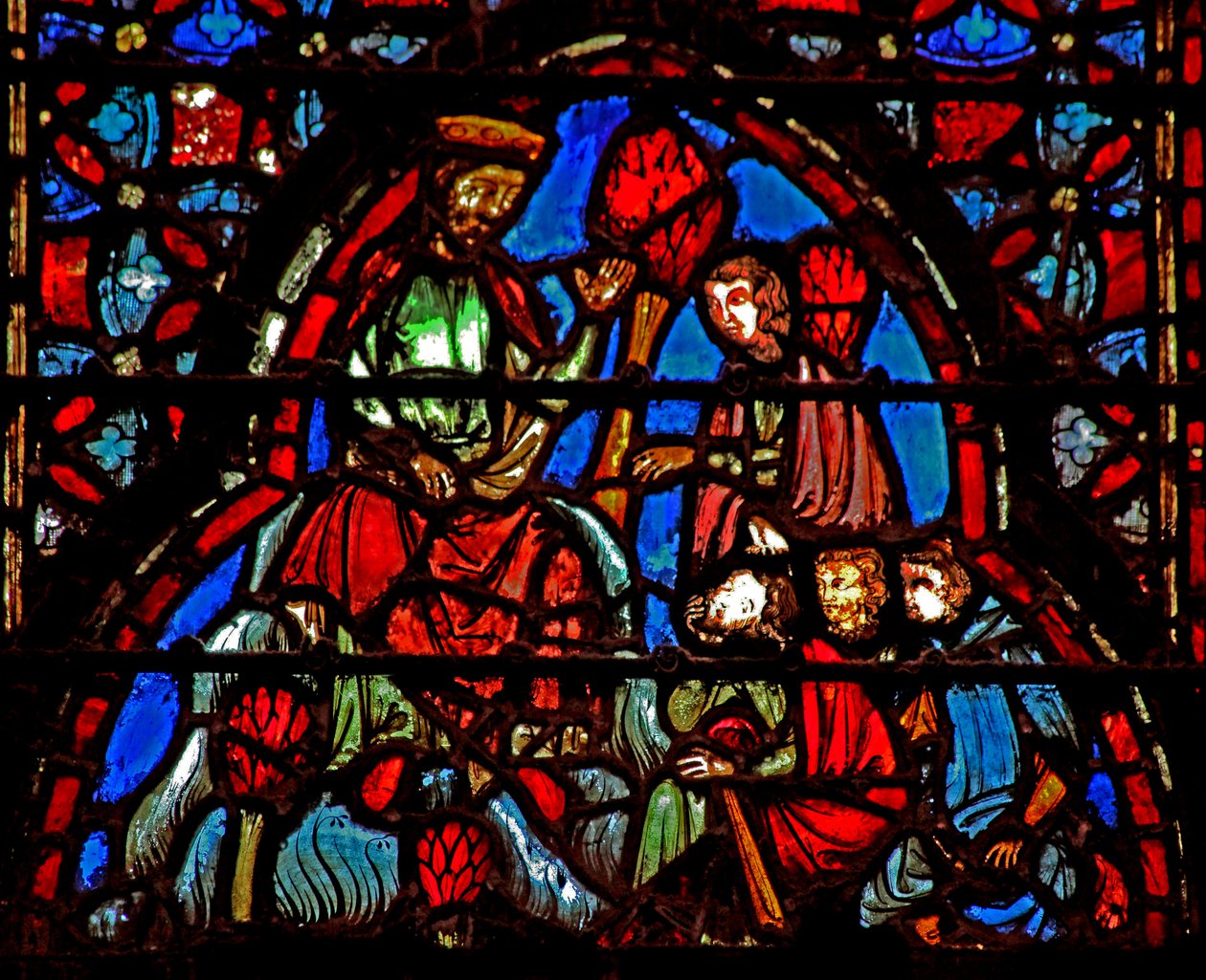 Ventana w4 Josué habla al pueblo. Josué III 5 de French School