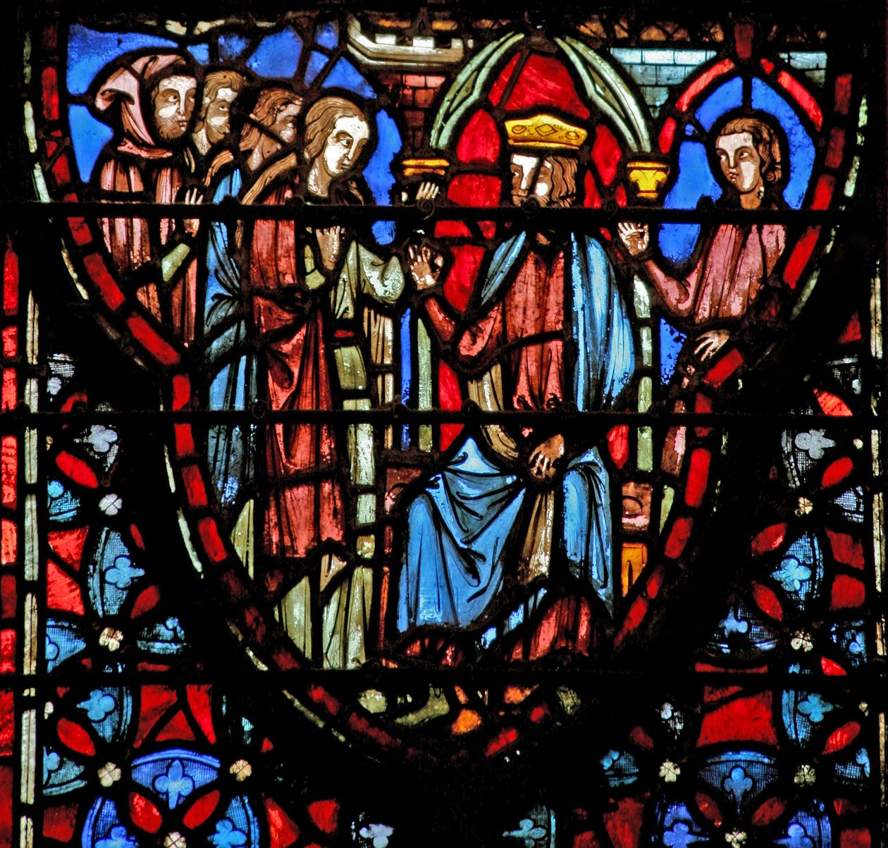 Ventana w4 El rey de Jericó busca a los espías. Josué II 3 de French School