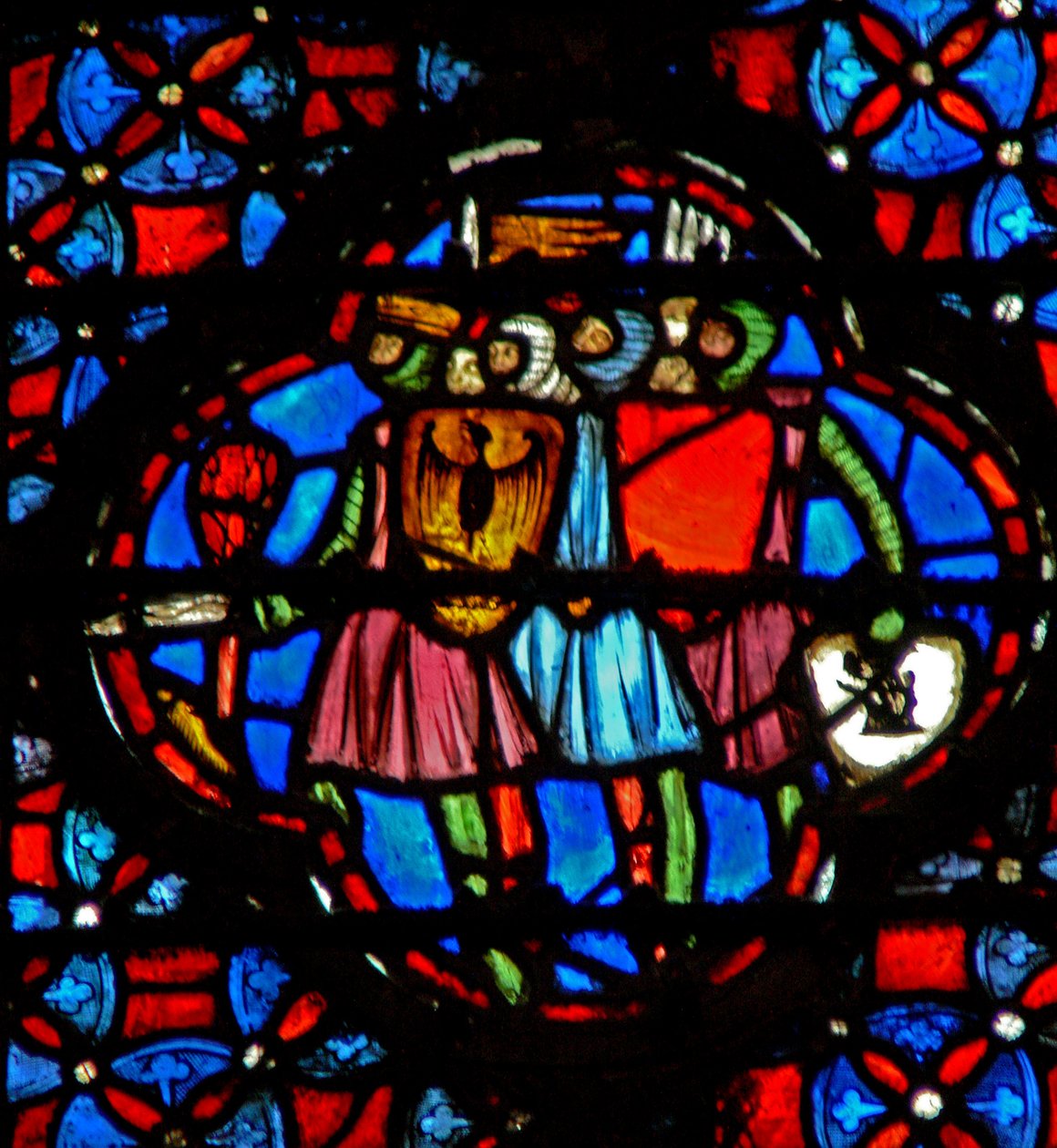 Ventana w4 Marchando a la guerra. Josué XI 7 de French School